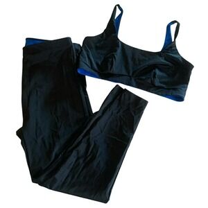 Yitty Major Label Shaping Set XL XXL Black Bralette & High Waisted Leggings